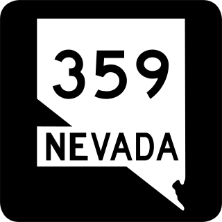 <span class="mw-page-title-main">Nevada State Route 359</span> Highway in Nevada
