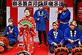 File:New Year Street Performance in traditional costume and mask, western Tokyo, Japan.jpg