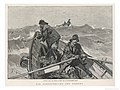 Рибари лове бакаларе поред обала Норфолка (графика канадског сликара и рибара Бернарда Мартина)
