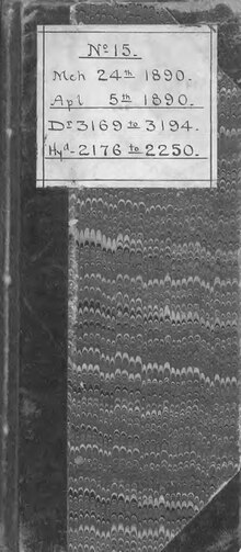 Miniatuur voor Bestand:No. 15, Mch 24th 1890, Aprl 5th 1890, dr 3169 to 3194, hyd 2176 to 2250 (IA No15Mch24th189000Unit).pdf