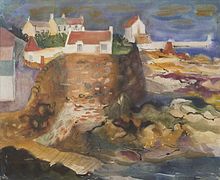 On the Fifeshire Coast (St Monans). Gouache ca 1954 No103 On the Fifeshire Coast .jpg