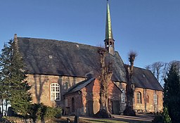 Norderbrarup romanische St Marien Kirche Natursteinquader mauerwerk etwa aus 13. Jahrhundert Südostseite Foto 2018 Wolfgang Pehlemann P1280431