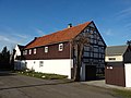 Western stable house in a four-sided courtyard