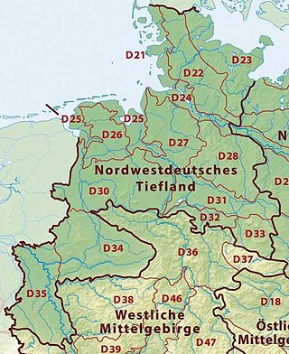 <span class="mw-page-title-main">Westphalian Lowland</span> Lowland primarily in Westphalia, Germany