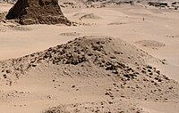 Reruntuhan piramida Senkamisken di Nuri