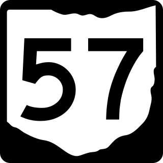 <span class="mw-page-title-main">Ohio State Route 57</span> State highway in northeastern Ohio, US