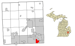 Location in the state of Michigan