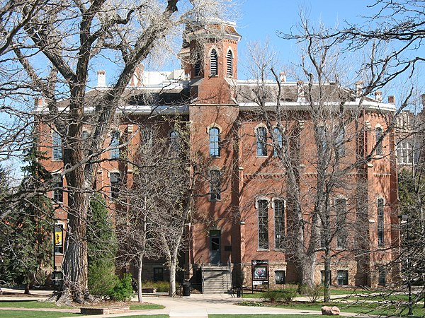 Old Main in Boulder, where the School of Medicine first started.