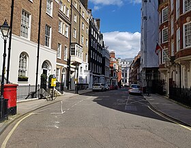 Szemléltető kép az Old Queen Street szakaszról