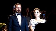 With Pablo Larraín at the 2016 Venice Film Festival (8 September 2016)