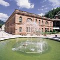 Fountain in front of the Palais Thermal