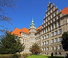 Carl-von-Ossietzky-Gymnasium, located in Gorschstrasse, Berlin-Pankow Pankow Goerschstr Gymnasium.jpg