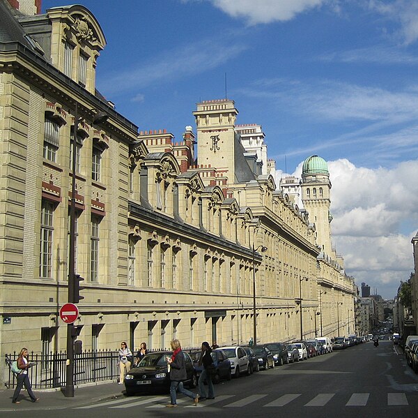 Rue Saint-Jacques and the Sorbonne in Paris