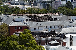 <span class="mw-page-title-main">2022 Parliament of South Africa fire</span> Fire at the parliamentary precinct in Cape Town, South Africa