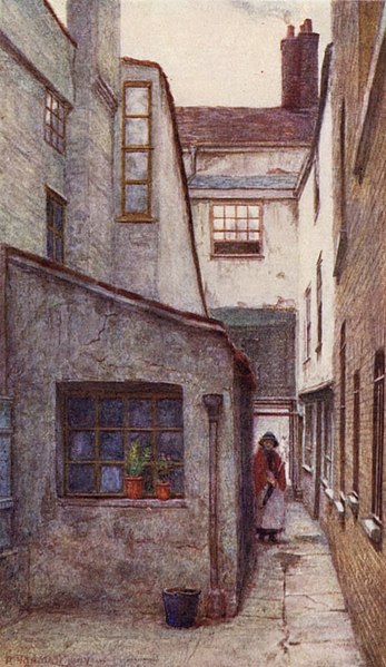 Passage North side of Holborn, 1897 by Philip Norman