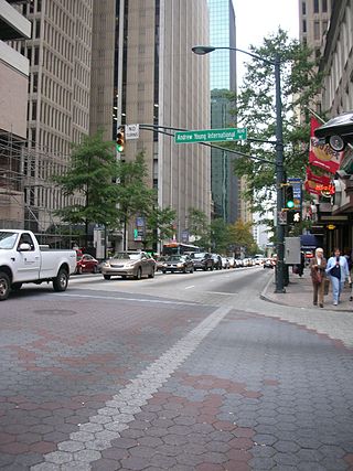 <span class="mw-page-title-main">Peachtree Street</span> Main street of Atlanta, Georgia, USA