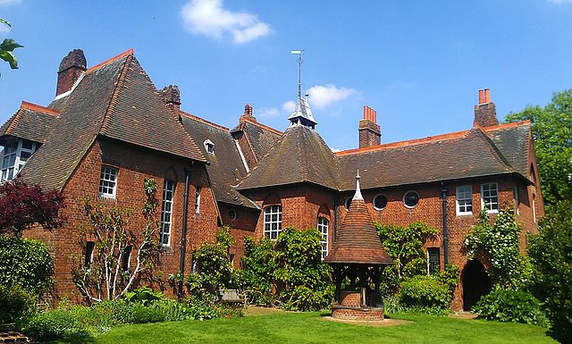 View of Red House from the garden