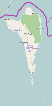 PQC/VVPQ trên bản đồ Phú Quốc