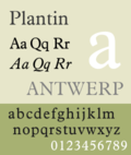 Thumbnail for Plantin (typeface)