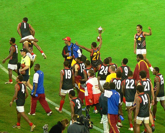 Papua New Guinea after a lap of honour