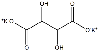 Potassium tartrate Chemical compound
