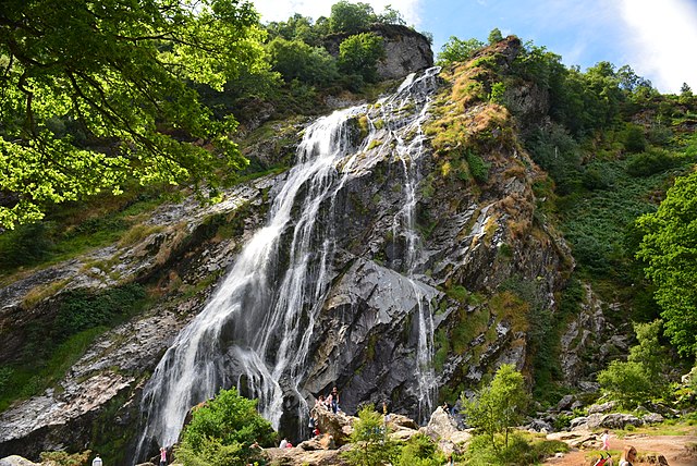 Powerscourt Waterfall, the second highest in Ireland