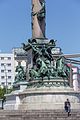 * Nomination The Tegetthoff-Denkmal in Vienna --Hubertl 18:37, 14 August 2016 (UTC) * Promotion Good quality. --Basotxerri 18:56, 14 August 2016 (UTC)  Comment I agree and I understand that the upper part is part of the monument, but may I suggest a little crop (see note) that would make it more interesting, maybe even FP? That way it would really look as if the statue was aiming for the man sitting below and also the half "G" on the building would be gone. This could be a new version of the pic. W.carter 18:59, 14 August 2016 (UTC)