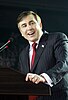 Mikheil Saakashvili was reported to have been assassinated in the fake report.