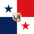 Presidential Flag of Panama (Square).svg