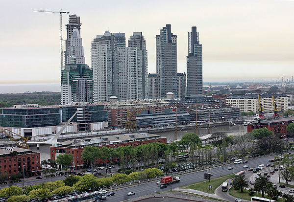 A project named Puerto Madero in Buenos Aires, transformed a large disused dock into a new luxury residential and commercial district.