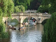 Punting auf dem Cam