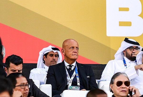 Collina during the 2019 AFC Asian Cup Final between Japan and Qatar