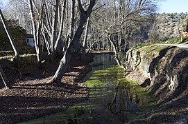 Dulce River als het door de wijk La Cabrera . loopt