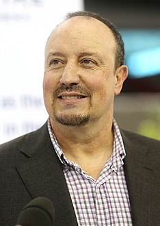 Rafael Benítez, Valencia's most successful coach, with two league titles and one UEFA Cup over the period of three years.