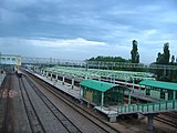 English: RZD Ramenskoe station. Rebuild in 2005 Русский: Станция Раменское РЖД. Перестройка 2005 года