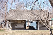 Reese Family Log Barn, Novinger, Missouri U.S.A. National Register of Historic Places 79001344 Reese Family Log Barn.jpg
