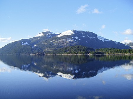 Reflected Peaks Cowichan Lake