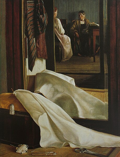 File:Reflection in the mirror by G.Soroka (c.1850, Russian museum).jpg