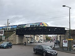 Reims Pont-rail Avenue de Paris.