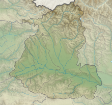 نقشهٔ نشانگر موقعیت غار تسونا