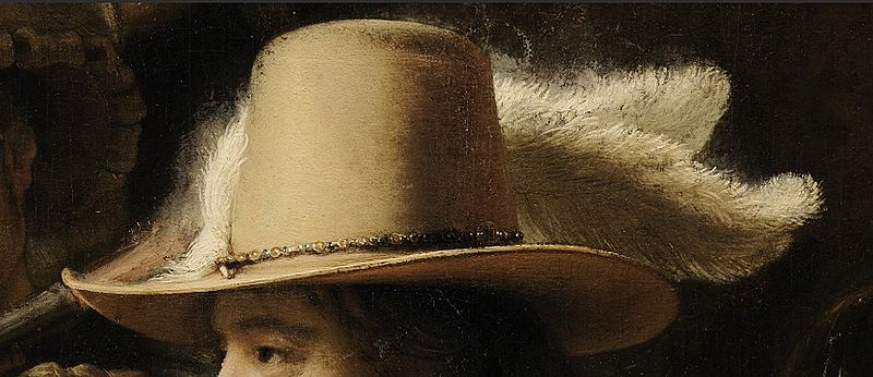 File:Rembrandt - De Nachtwacht (detail hat).jpg