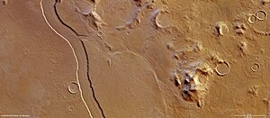 Sezione della Reull Vallis