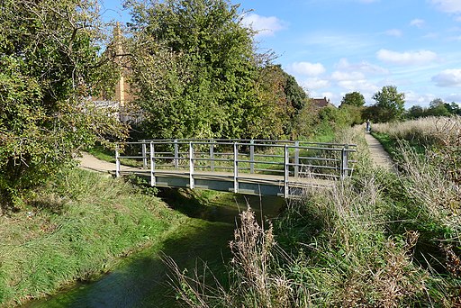 River Witham entering South Witham (geograph 3717003)