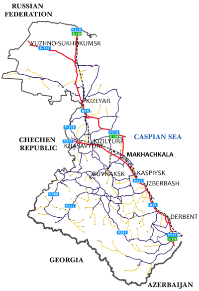 Достопримечательности дагестана на карте с названием. Карта автомобильных дорог Дагестана. Карта Дагестана дороги. Дагестан карта дорог Дагестана автомобильная. Карта автодорог Дагестана.