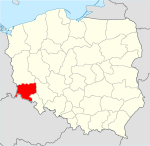 Roman Catholic Diocese of Legnica location map.svg