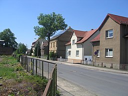 Güterbahnhofstraße in Ruhland