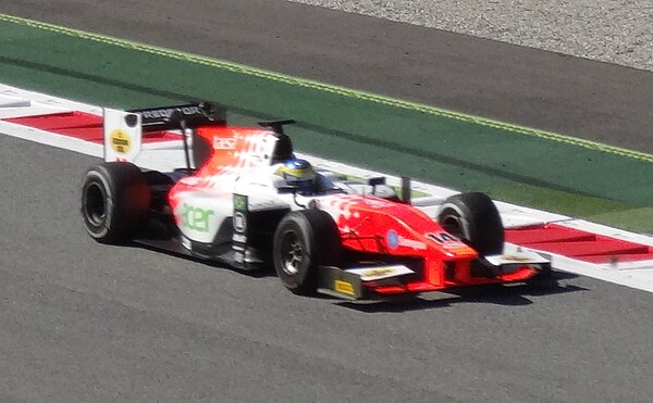 Sette Câmara during the 2017 Monza Formula 2 round