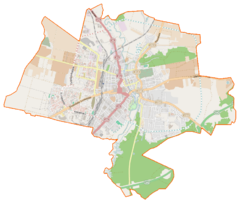 Mapa lokalizacyjna Słupska