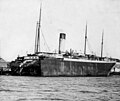 Thumbnail for File:SS Suevic with serious damage. What happened here!? (Southampton?) (5037109638).jpg