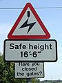 United Kingdom: maxheight=16'6" Notice that the safe height differs from physical height due to arc distance